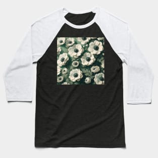 Anemone Flowers Baseball T-Shirt